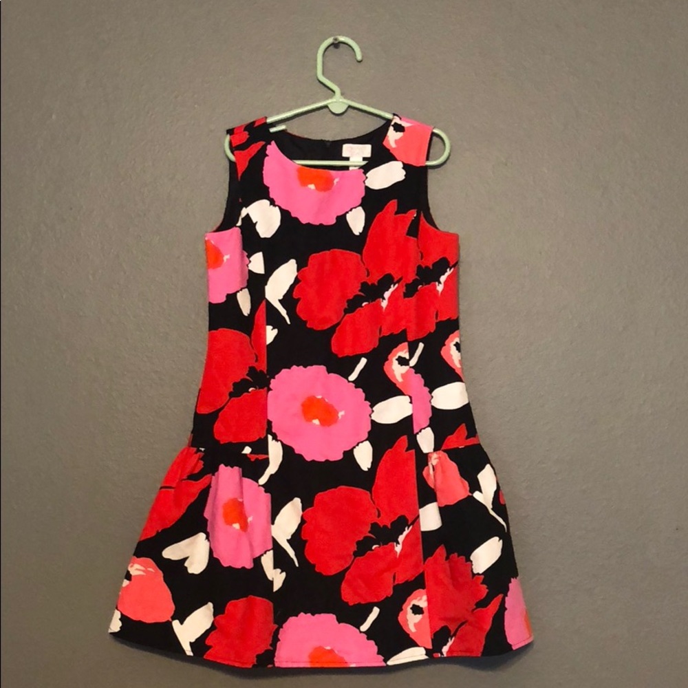 Floral 60s style girls dress